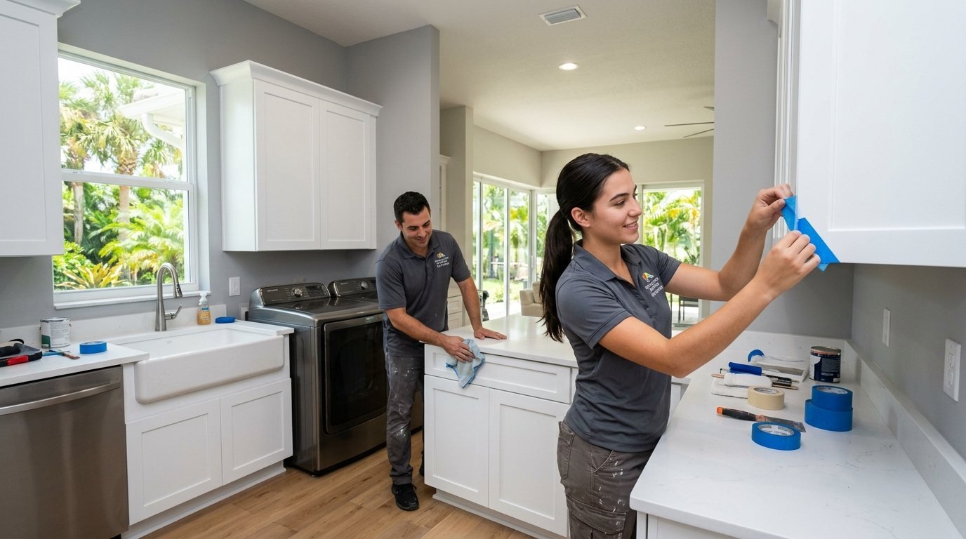 Paint Cabinets Or Replace Them in Wesley Chapel, Florida