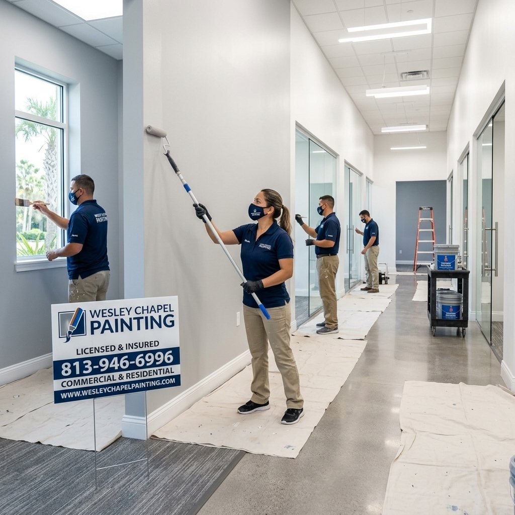 Riverview Commercial Interior Painting in Wesley Chapel, Florida