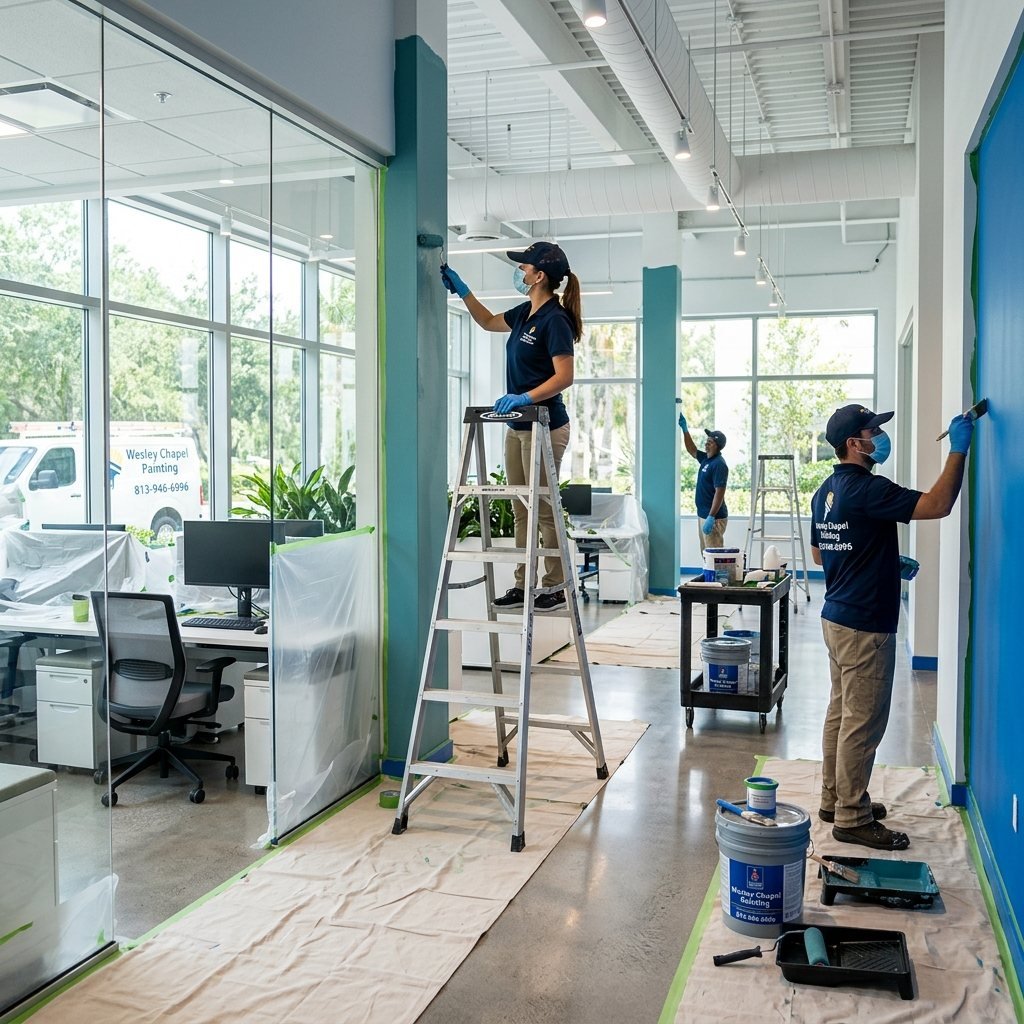 Commercial Lobby Painting in Wesley Chapel, Florida