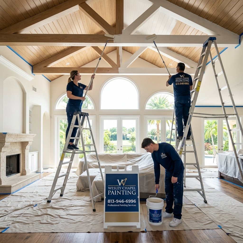 Land O Lakes Interior House Painting in Wesley Chapel, Florida