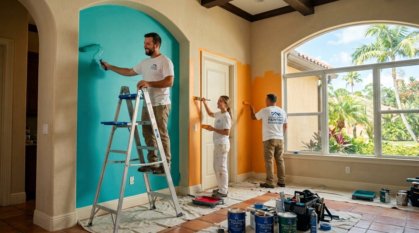 Whole House Color Update in Wesley Chapel, Florida